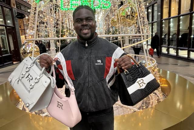 The Eden Reflex designer hopes to see his own creations on the shelves of Harrods and Selfridges. Picture – supplied.