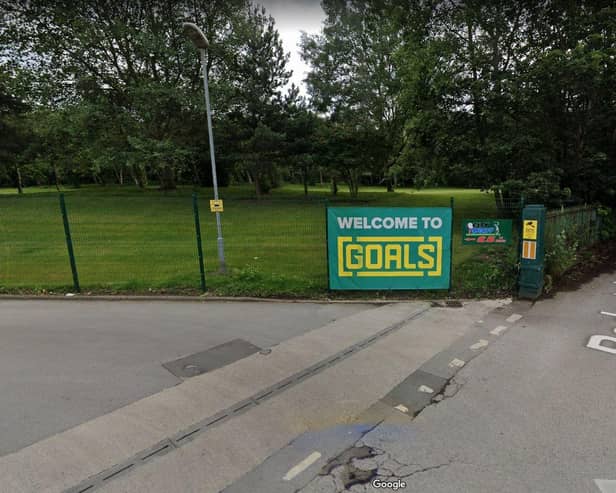 An ambulance was called to Goals Leeds in Kirkstall yesterday after a man collapsed. Picture: Google