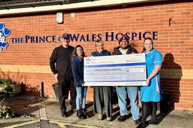 Daniel Powell and the Matthew22 Fund presented The Prince of Wales with the donation, fulfilling Katy's wish.