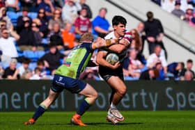 Castleford Tigers loan signing George Hirst in action for Oldham against Barrow Raiders last season. Picture by Olly Hassell/SWpix.com.