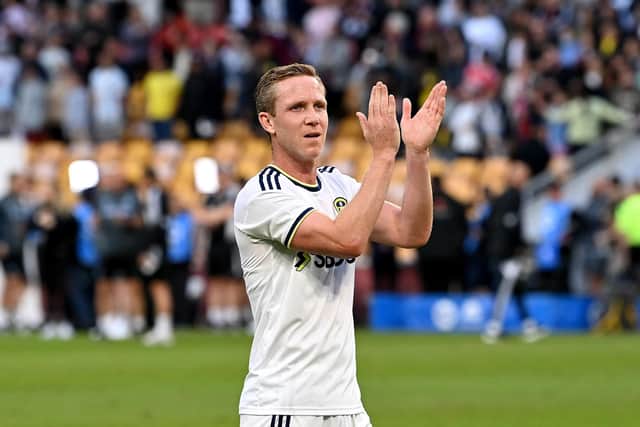 FAREWELL MESSAGE: From outgoing Leeds United midfielder Adam Forshaw, above. Photo by Bradley Kanaris/Getty Images.