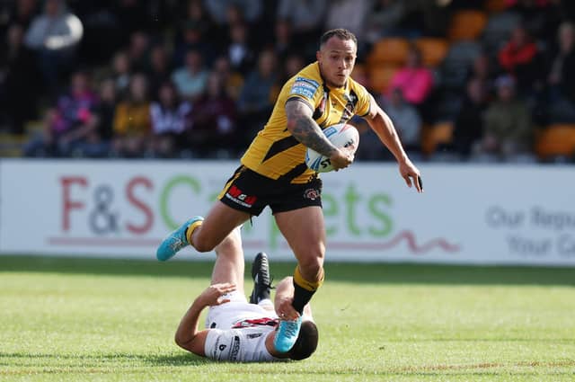 Liam Horne is set to return for Castleford Tigers this weekend following suspension. Picture by John Clifton/SWpix.com.