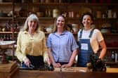 Gilly Robinson, Jennie Palmer and Kathryn Bumby