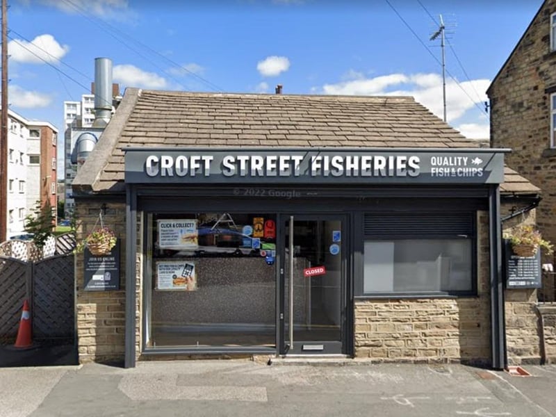 As well as being named in the top 10 for Yorkshire Evening Post's Chip Shop of the Year 2018 awards, Croft Street Fisheries, in Farsley, won a Good Food Award in 2020. It serves fish and chips, as well as sausages and chicken.