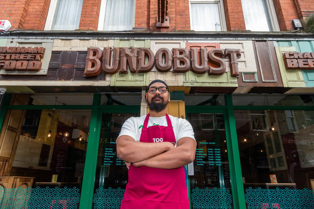 Indian vegetarian restaurant Bundobust burst onto the Leeds scene in 2014. The venue, on Mill Hill close to Leeds City Station, also offers a wide range of craft ales and beers alongside its extensive and exciting Indian street food menu. Pictured is Gopi Singh, executive chef at Bundobust.