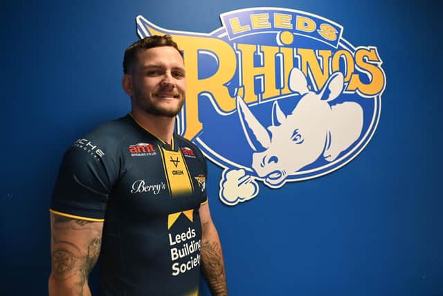 New Leeds Rhinos signing Ethan O'Neill. Picture by Leeds Rhinos.
