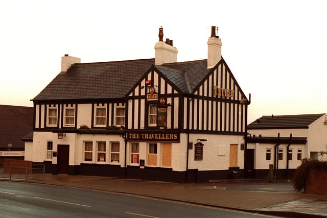Did you enjoy a drink here back in the day? The Travellers pub in Halton pictured in November 1995.