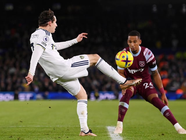 4 - A few promising moments aside, struggled to give Leeds what they needed in attack. Squandered a big chance. Culpable for West Ham's second.