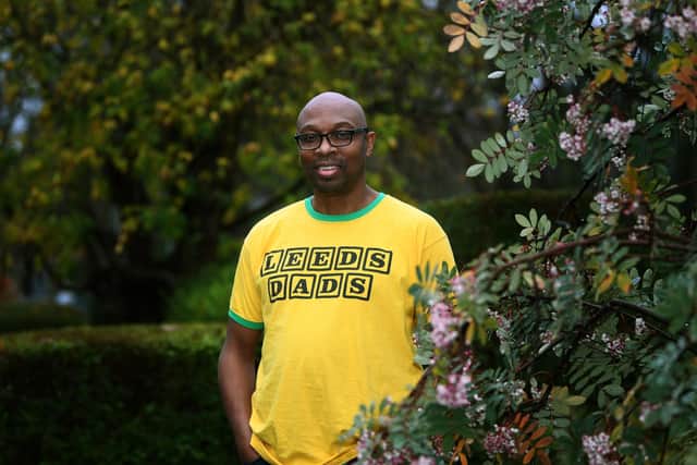 Leeds Dads is shortlisted for a National Diversity Awards 2023. Pictured is Errol Murray, founder of Leeds Dads. Photo: Jonathan Gawthorpe