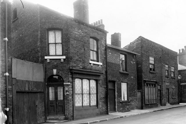 Leathley Road in July 1959.  Eddison Street is on the right.