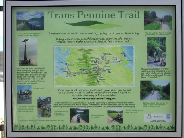 You can join the long-distance Trans Pennine Trail route from Knowsthorpe Quay, just 10 minutes from Leeds Dock. The Garforth to Woodlesford section is a particularly scenic part of the trail, offering countryside views.