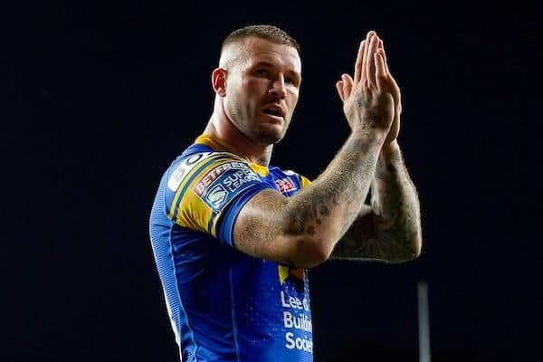Liam Sutcliffe's exit could boost Rhinos' chances of retaining Zak Hardaker, pictured. Picture by Allan McKenzie/SWpix.com.