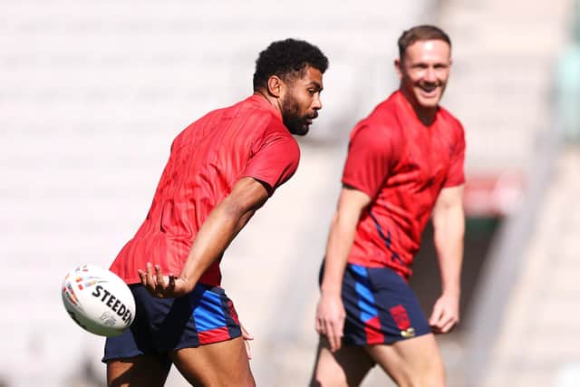 Leeds Rhinos' Kallum Watkins has been called into the England side to face Papua New Guinea. Picture by Mark Kolbe/SWpix.com.
