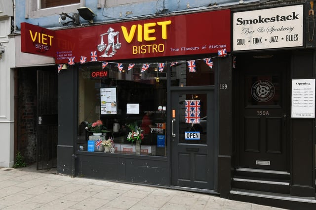 Viet Bistro in Lower Briggate scored 9 for atmosphere, 9 for food, 8 for service and 8 for value.