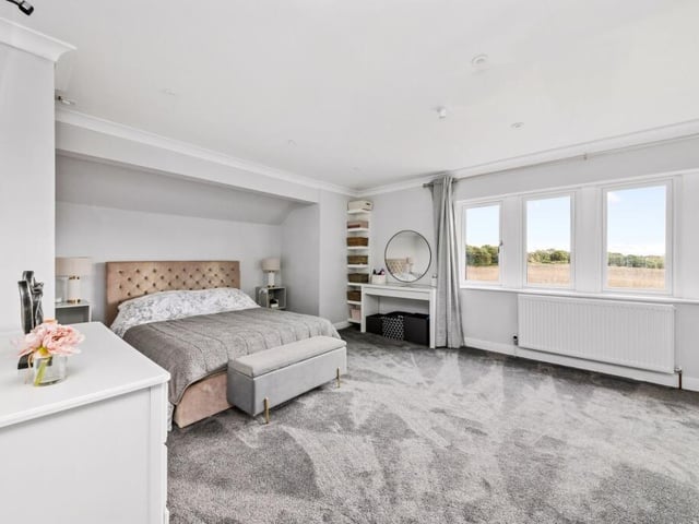 A light and airy double bedroom with stunning views.