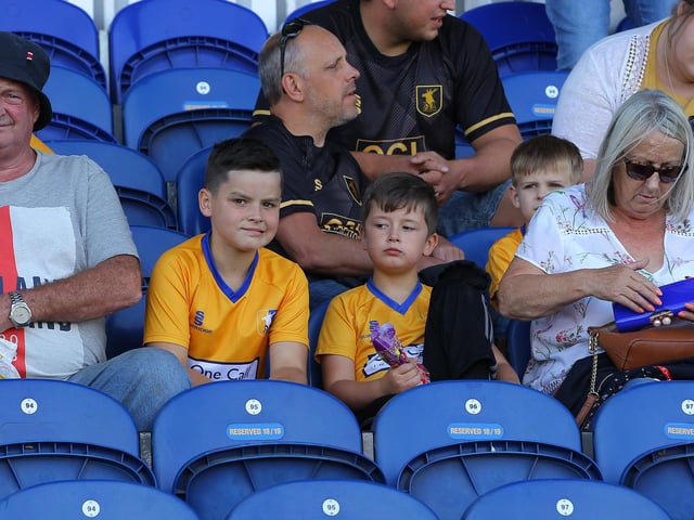 A Tyler Walker penalty gave Mansfield a 1-0 win over Carlisle back in September 2018, watched by these fans.