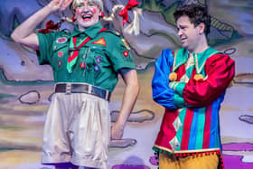 Chris Hannon as Ponty and Sam Nixon as Buttons return to the pantomime with a show-stopping adaptation of Cinderella.