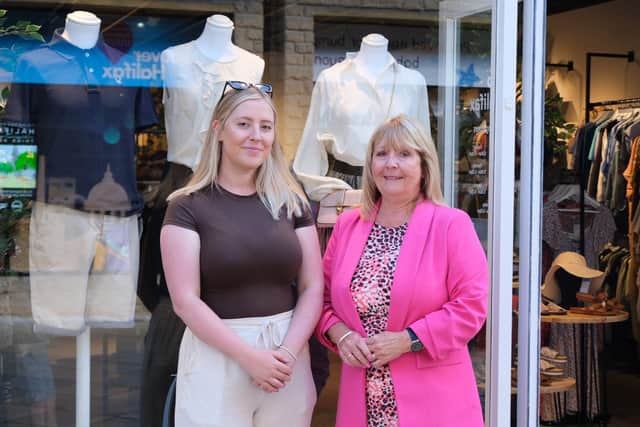 Alison, the daughter of former Halifax local voluntary group Vice President Jim Maudsley who used to run the previous Yorkshire Cancer Research shop on King Cross Road, attended the opening of the new shop.