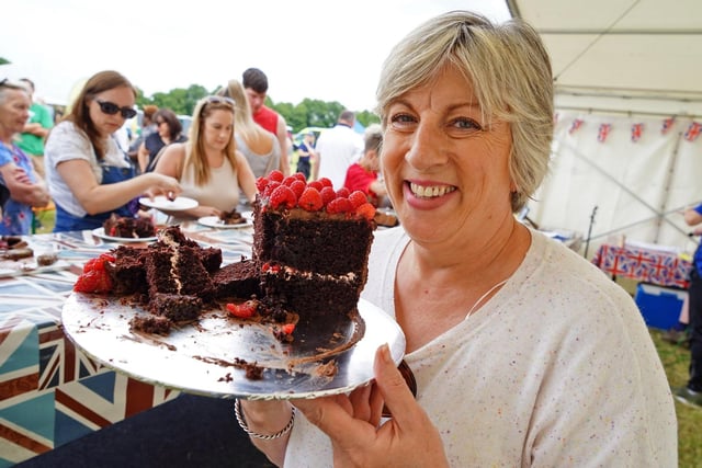 Sandy Docherty, of Yeadon, appeared on series six of the Great British Bake Off - the penultimate BBC series. Then 49, she was a child welfare officer at a school, where she also ran cookery classes. Since finishing 9th on the show, Sandy has gone on to host baking demonstrations - including the Great British Food Festival - and appearances as a public speaker.