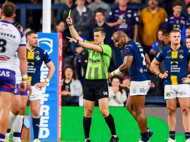 Grade C head contact, five penalty points, total points 5.75 - fined.