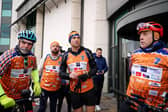 Kevin Sinfield started his run from Twickenham Stadium on day seven of the '7 in 7 in 7' challenge in London. The club captain embarked on the challenge on December 1, which has seen him take on an ultra-marathon every day since, in cities including Leeds, Cardiff and Birmingham.