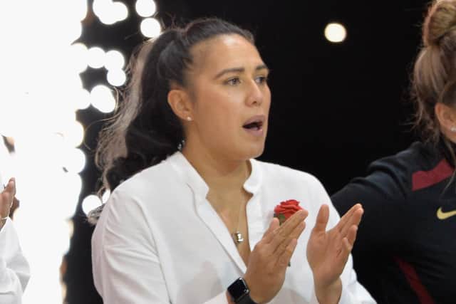 England Roses coach and Leeds Rhinos director of netball Liana Leota (Picture: Kai Schwoerer/Getty Images)