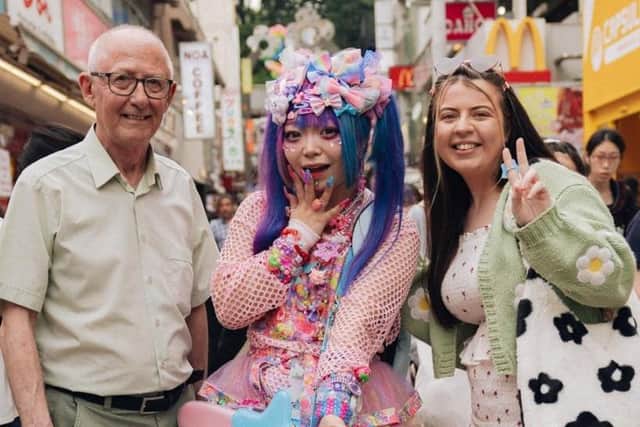 Charlotte and Colin in Tokyo, where the new Channel 4 reality series Worlds Apart kicked off. (Picture: South Shore/Channel 4)