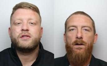 The longest sentences were given to Marcus Thomas (left) and John Burgon (right). Image: West Yorkshire Police
