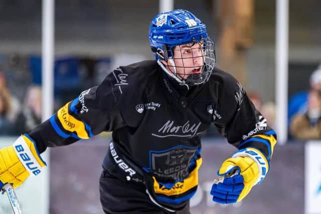 MISSING IN ACTION: Edgars Vengis is one of three Leeds Knights' youngsters unavailable for the next two weekends - along with Jonas Benneett and Daragh Spawforth - after being called up to represent GB Under-20s in the World Championships in Romania. Picture: Kev Bland/Knights Media.