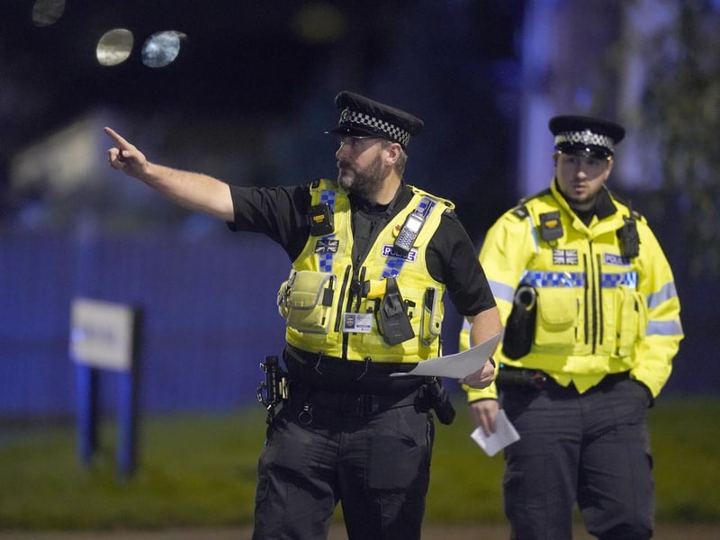 Police activity in Horsforth, Leeds, after a 15-year-old boy has been taken to hospital in a critical condition after he was assaulted near a school. Photo credit: Danny Lawson/PA Wire