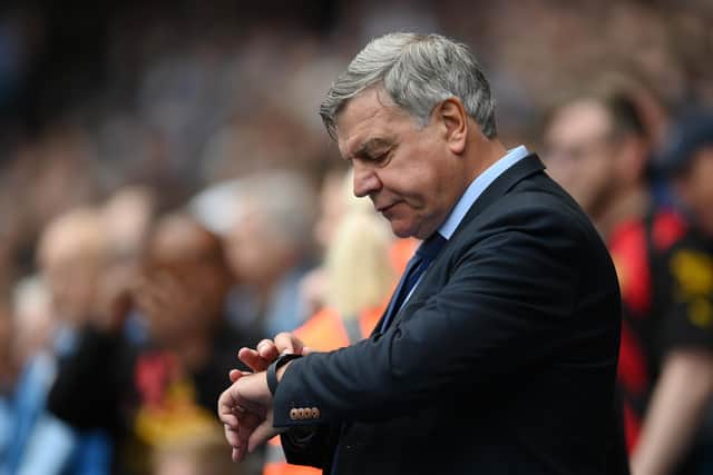 TIMESCALES: For Leeds United and boss Sam Allardyce but beating Newcastle United is the first port of call. Photo by Shaun Botterill/Getty Images.