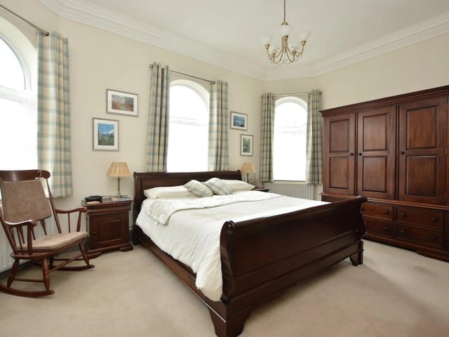 To the first floor is the master bedroom which is an impressive size and opens into a spacious en-suite bathroom.