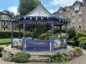 B&DWYW - The bandstand in Ilkley sponsored by David Wilson Homes