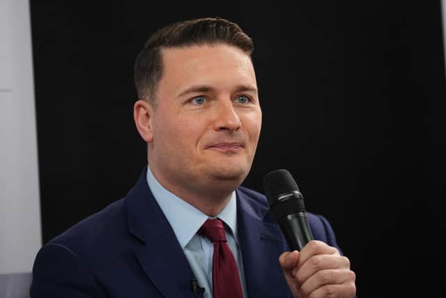Health Secretary Wes Streeting speaking at the University of East London's Stratford Campus. PIC: James Manning/PA Wire