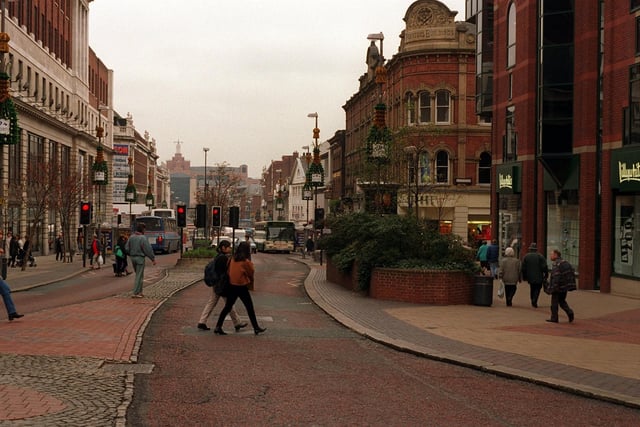 The Headrow in December 1996