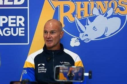 Leeds Rhinos coach Brad Arthur. Picture by Jonathan Gawthorpe.