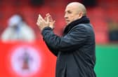 PRAISE: From Accrington boss John Coleman, above, for Leeds United. Photo by PETER POWELL/AFP via Getty Images.