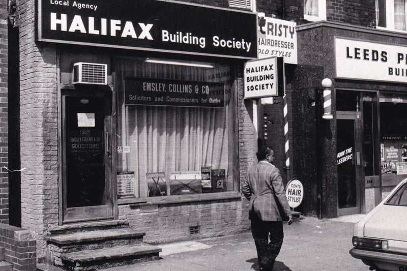 Raiders, possibly armed, escaped with more than £1,000 from the Halifax Building Society on Roundhay Road in August 1981. Two men - one with a small grey 'handgun' - ordered a cashier to hand over the cash after they walked in to the branch.