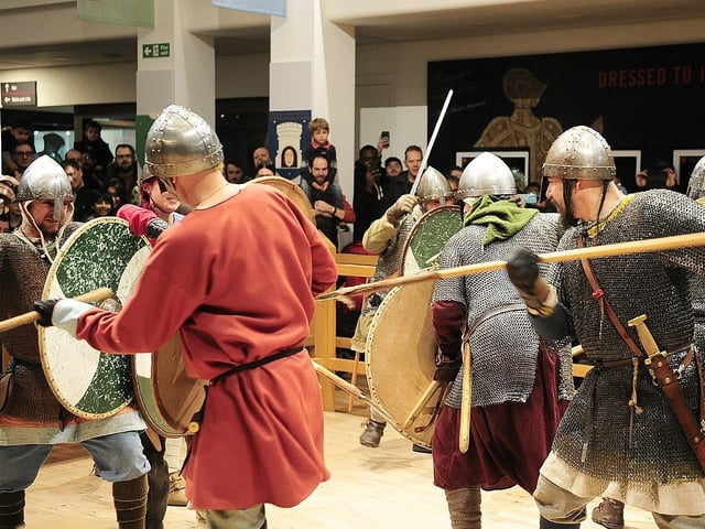The Ormsheim Vikings display.