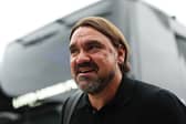 LEEDS, ENGLAND - AUGUST 09: Daniel Farke, Manager of Leeds United, arrives at the stadium prior to the Carabao Cup First Round match between Leeds United and Shrewsbury Town at Elland Road on August 09, 2023 in Leeds, England. (Photo by George Wood/Getty Images)