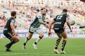 Blake Austin played for Leeds the last time the sides met, at Magic Weekend in June, but will be in Tigers colours on Friday. Picture by Alex Whitehead/SWpix.com.