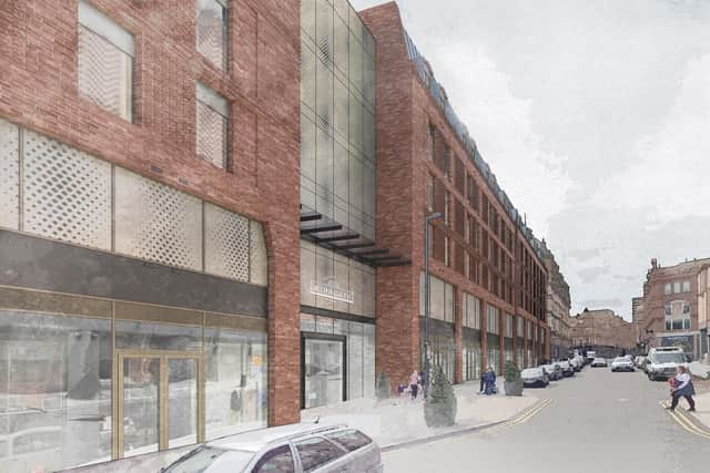 CGI image of the previous Victoria Gate Hotel proposal, which was never built
