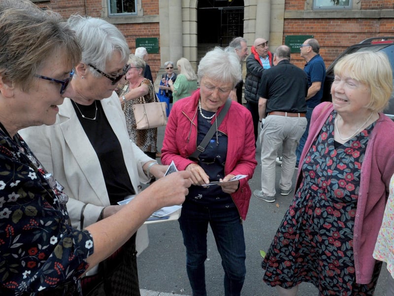 Some brought along old photographs to bring back memories