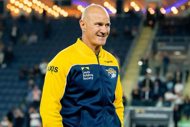 Leeds Rhinos coach Brad Arthur is facing a "monumental" task, according to fan Tom Goldsworthy. Picture by Allan McKenzie/SWpix.com.