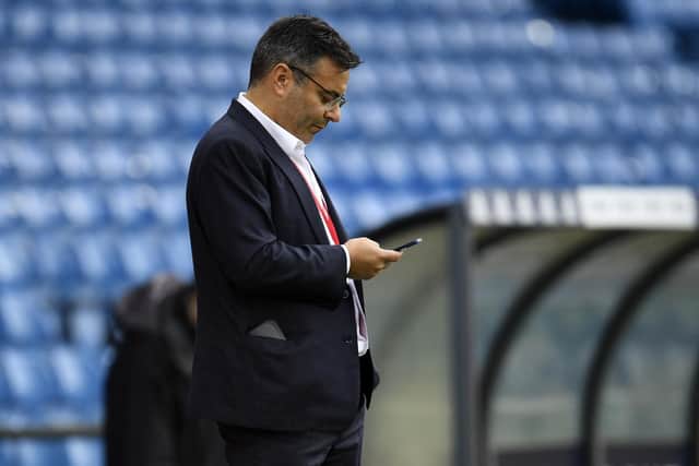 CHILLING RESPONSE - Andrea Radrizzani and Leeds United's board of directors might have expected more in the way of dissent at Elland Road on Sunday, but the response was worryingly apathetic. Pic: Getty