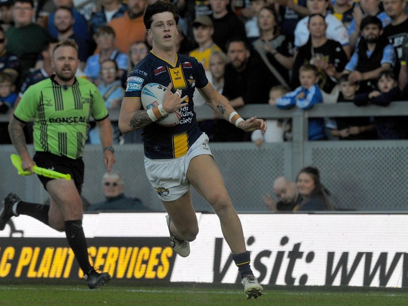 Scored five tries in six appearances and, after a shaky start, did well when called upon 6