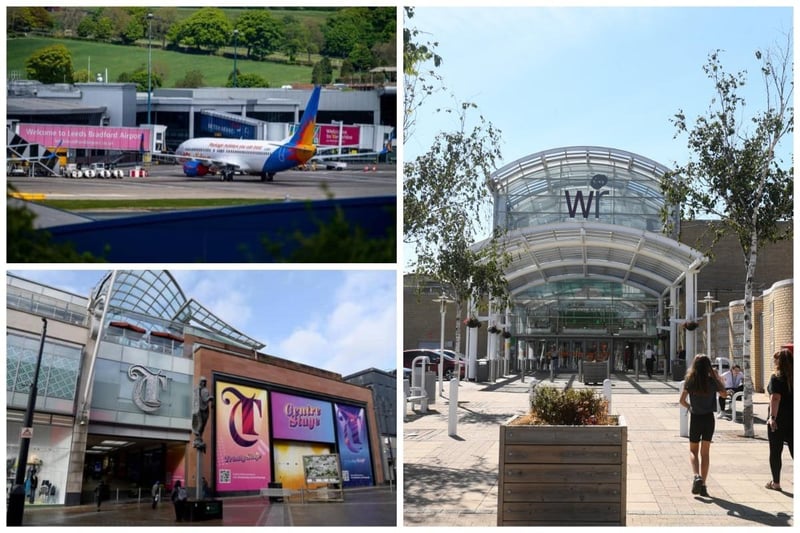 Jobs on offer include at the hugely popular White Rose and Trinity Shopping Centres or at Leeds Bradford Airport.