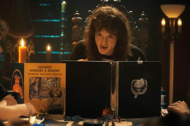 The Hellfire Club's DM, Edde Munson in Stranger Things, season four.