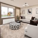 B&DWYW - The living room in the Morseby style show home at Affinity