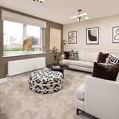 B&DWYW - The living room in the Morseby style show home at Affinity